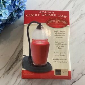 Candle Warmer Lamp Aurora Black NEW